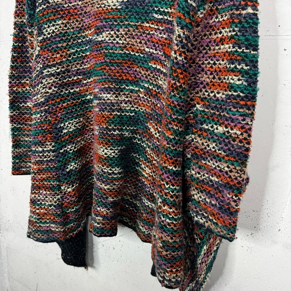 Boston Proper Asymmetrical Multi Color Tweed Cardigan Sweater - Picture 11 of 13